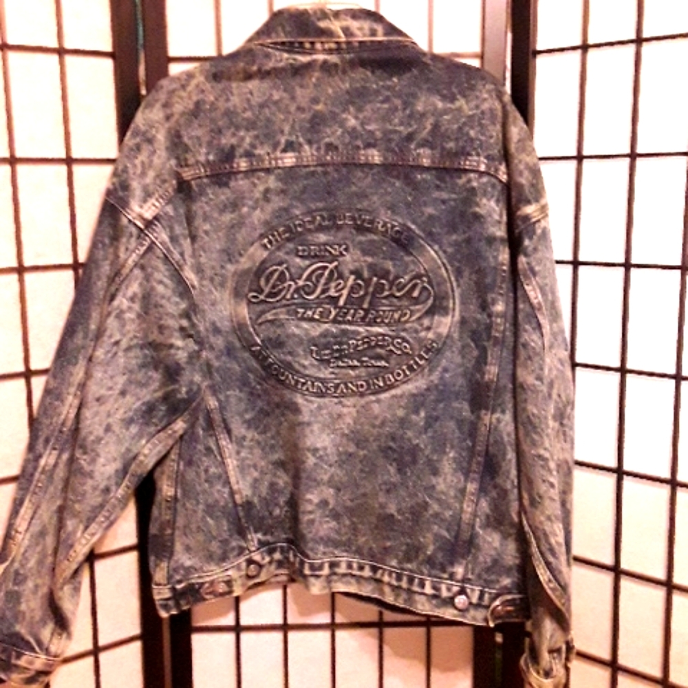 Mint condition Dr Pepper denim jacket